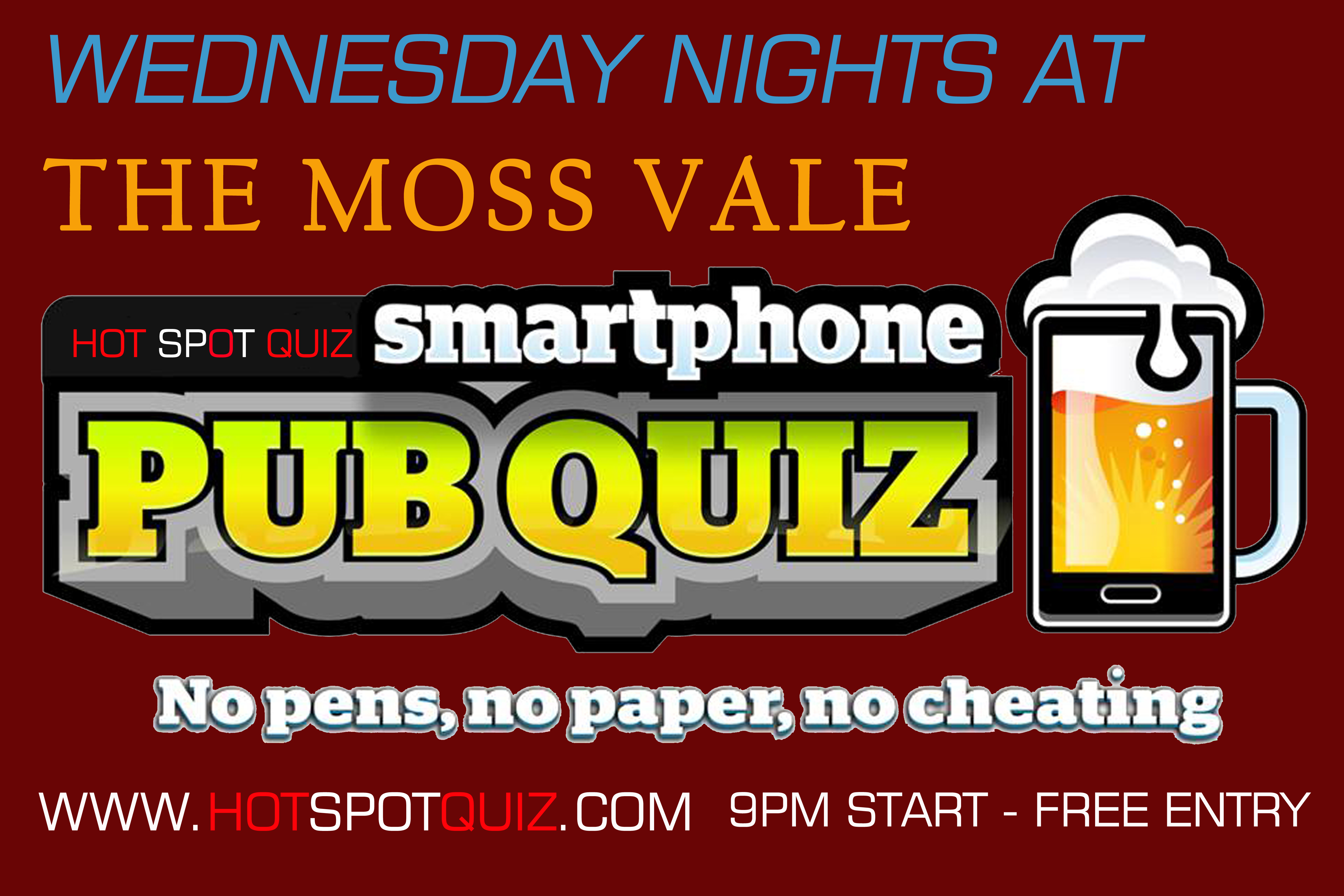 The Moss Vale Wednesday Night Hot Spot Quiz Night