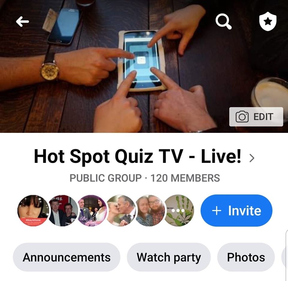 Hot Spot Quiz TV Live! – FB Group